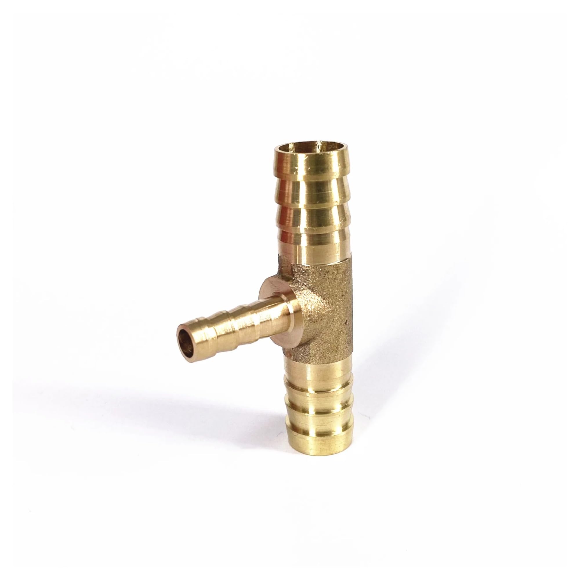 RUAJOGYNVM Hose 4mm 5mm 6mm 8mm 10mm 12mm 14mm 16mm Tee Type Reducing Brass Barbed Pipe Fitting Reducer Coupler Connector (16-12-16mm OD) RUAJOGYNVM
