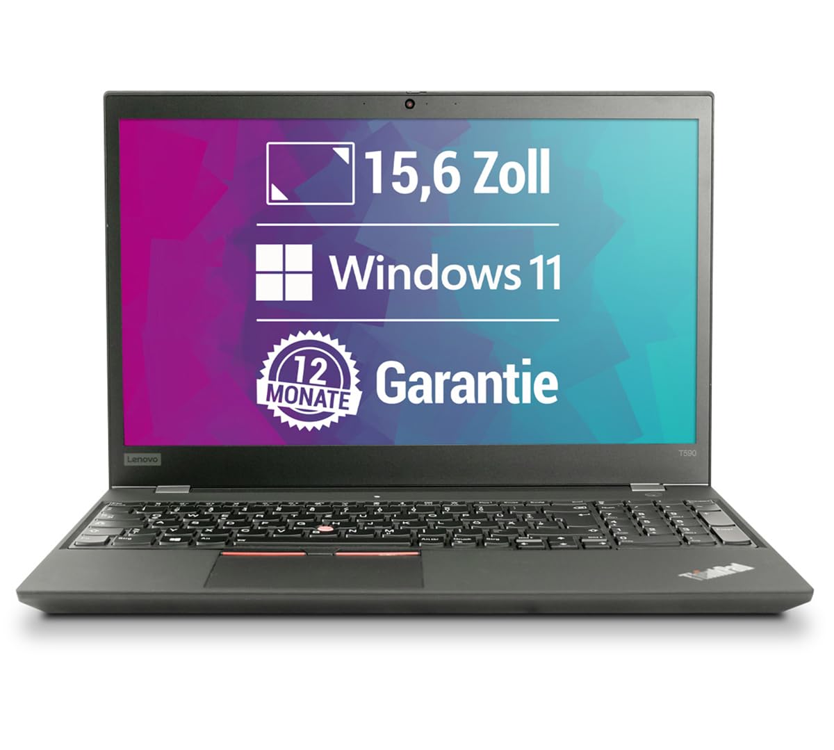 Lenovo ThinkPad T590 15,6 pollici Full HD Laptop Intel Core i5-8265U@ fino a 3,9 GHz 16 GB 512 GB SSD con Windows 11 Pro e software antivirus gratuito con 12 mesi di garanzia (ricondizionato)