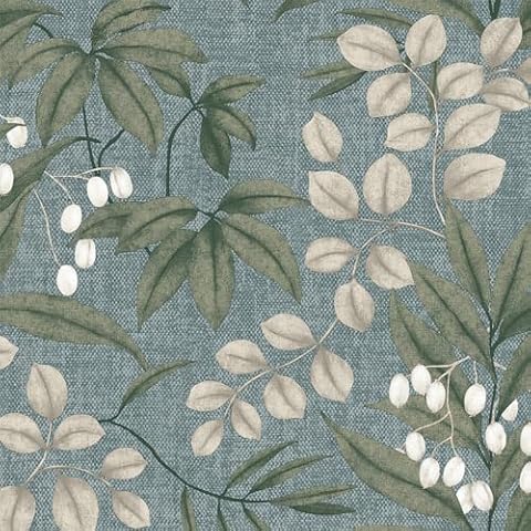 Superfresco Easy Duck Egg Blue Floral Wallpaper Cover
