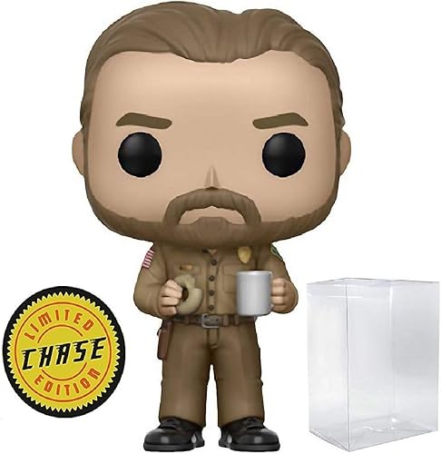 Miniatura 7 de POP [Stranger Things - Chief Hopper with Donut - Figura de vinilo de Chase Funko edición limitada (paquete con funda protectora de caja compatible),