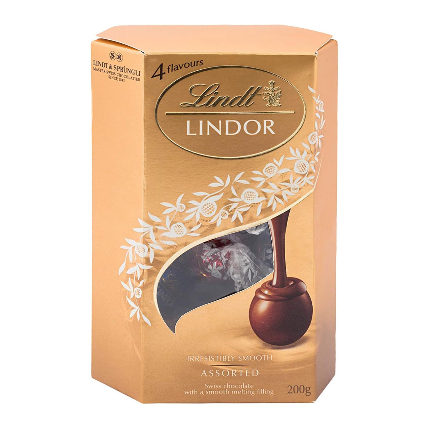 Lindt Lindor Milk Chocolate Assorted With Melting Filling - 200g