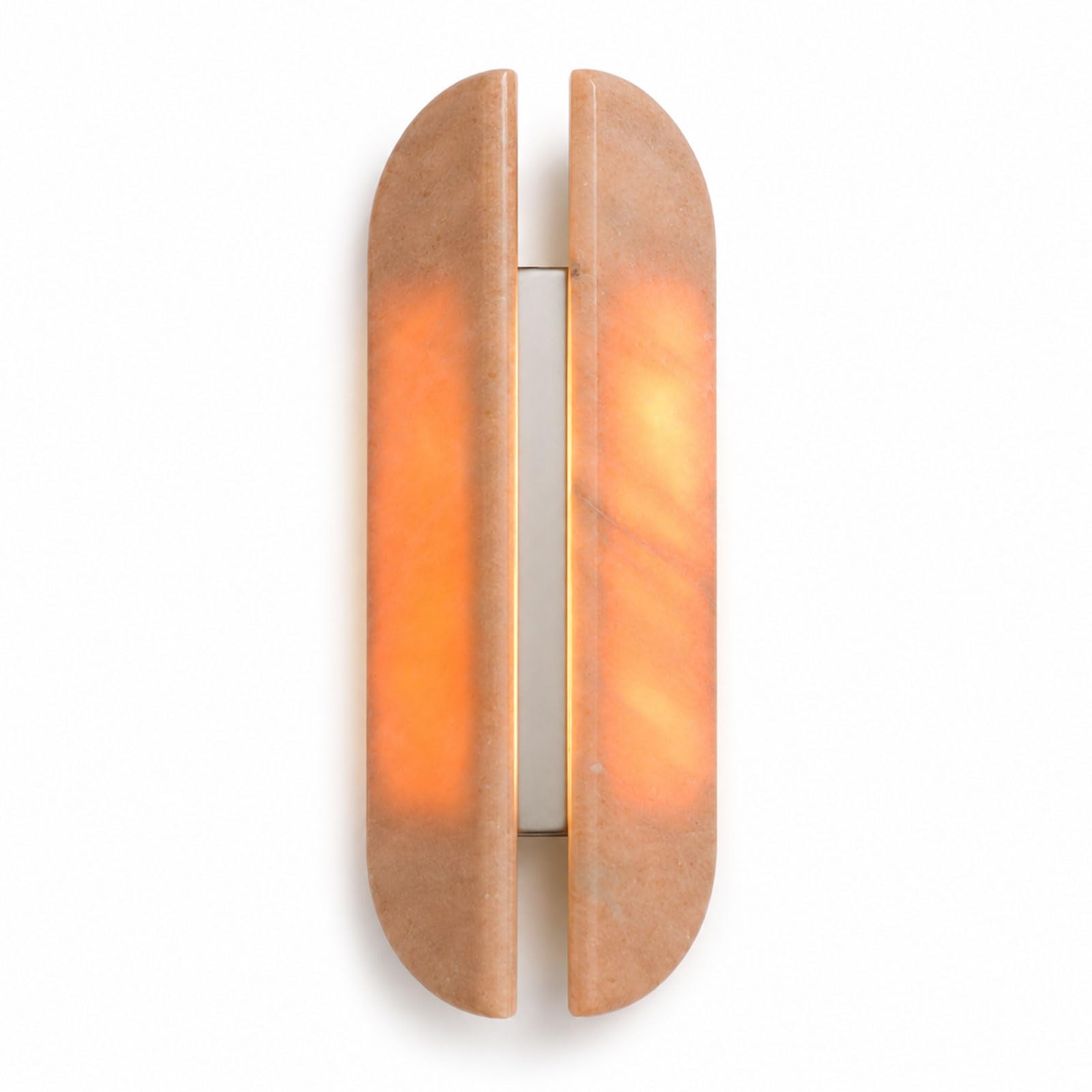 IOEDHW Marble Wall Sconce Vertical Stone Wall Lamp Hardwired Marble Wall Light