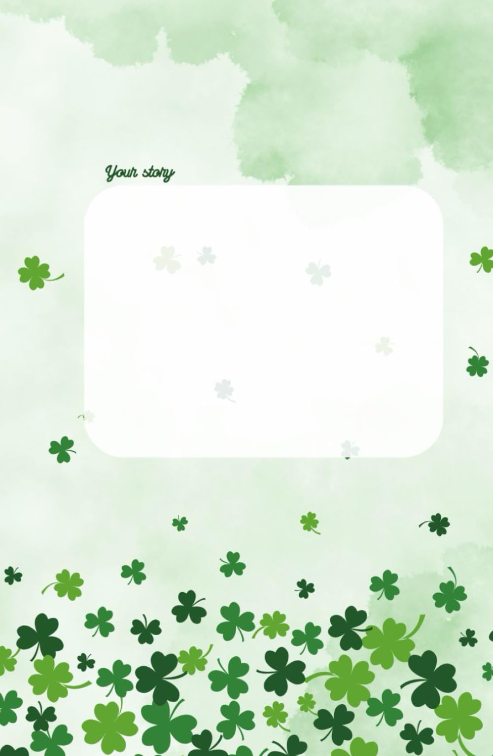 Journal Shamrock carnet de notes irlandais vert couverture souple A5