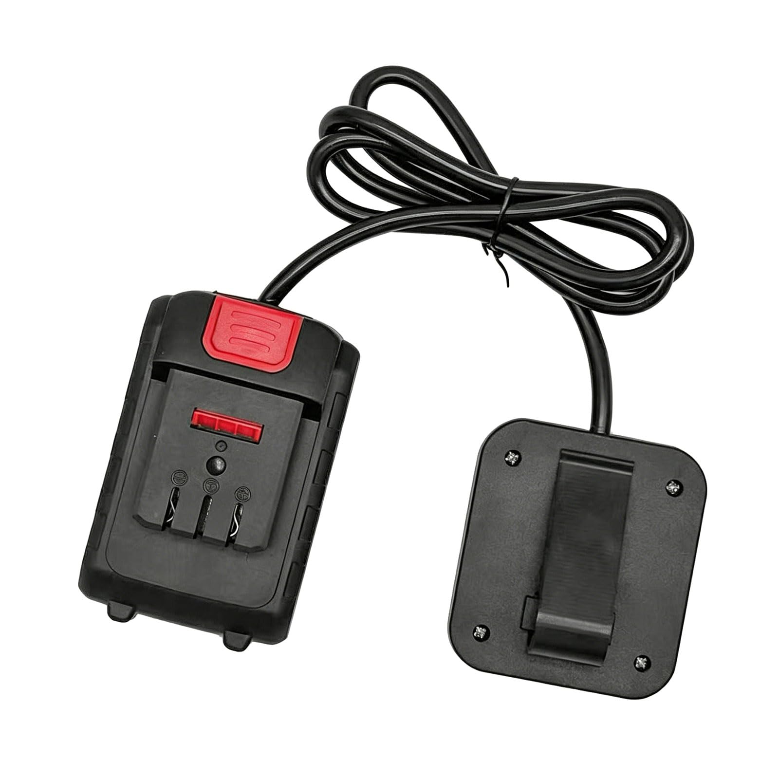 Battery Converters Cord Adapter Line for External Equipment to Batteries Including Waist Clip and 1 Meter Cable Power Tool Connection Cable