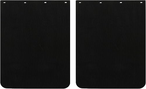 TAIROD Aleta de barro para semirremolqueremolque, aletas universales negras de TPE resistente, 24 x 36 pulgadas, paquete de 2