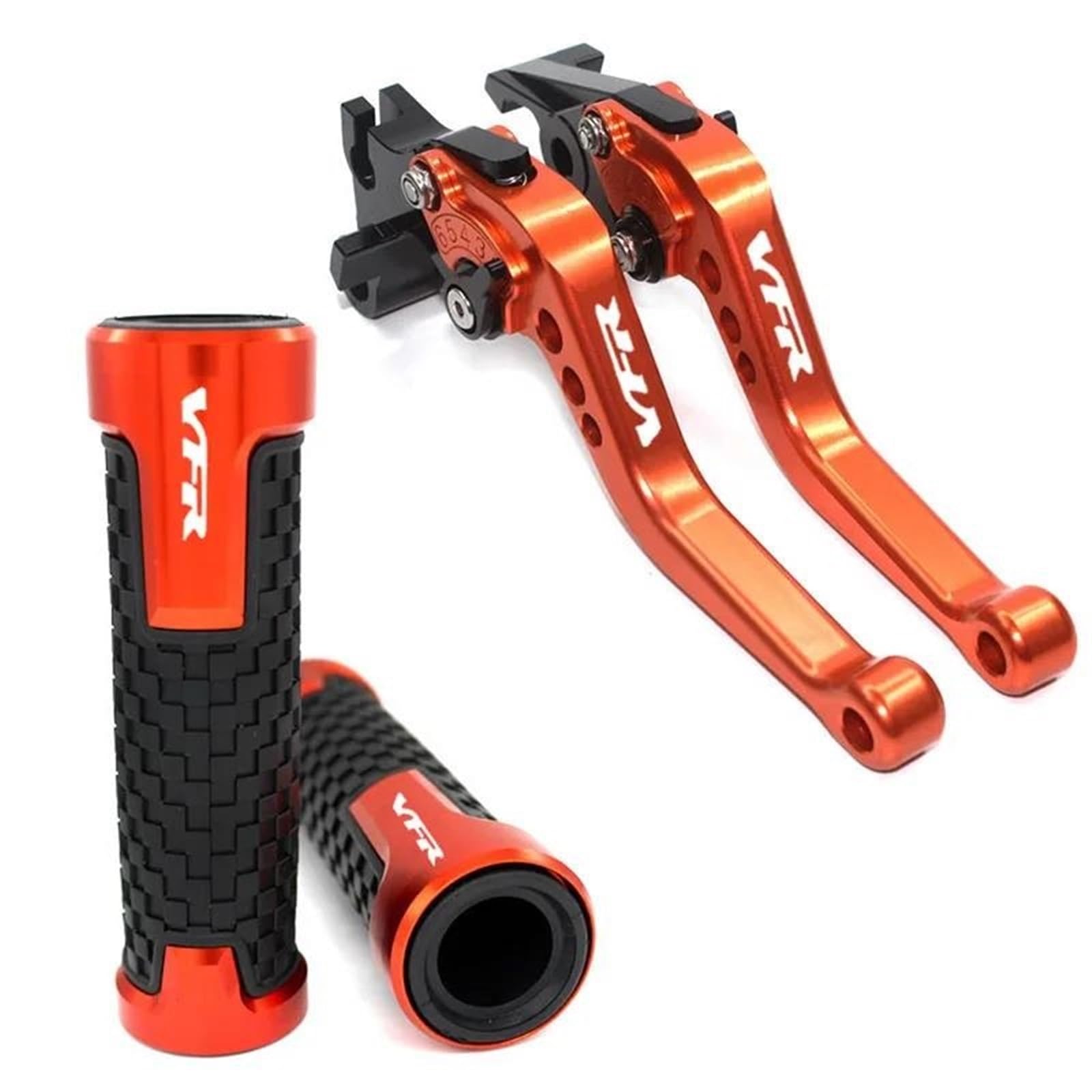 Cfsjrxz Color 4 Clutch Levers Motorcycle Brake Clutch Lever Handlebar Grips For Vfr800f Vfr 800 F 800F Fi W1 Vtec Bar Connection Component Motorbike Brake Lever Handlebar Grips(Color 4)
