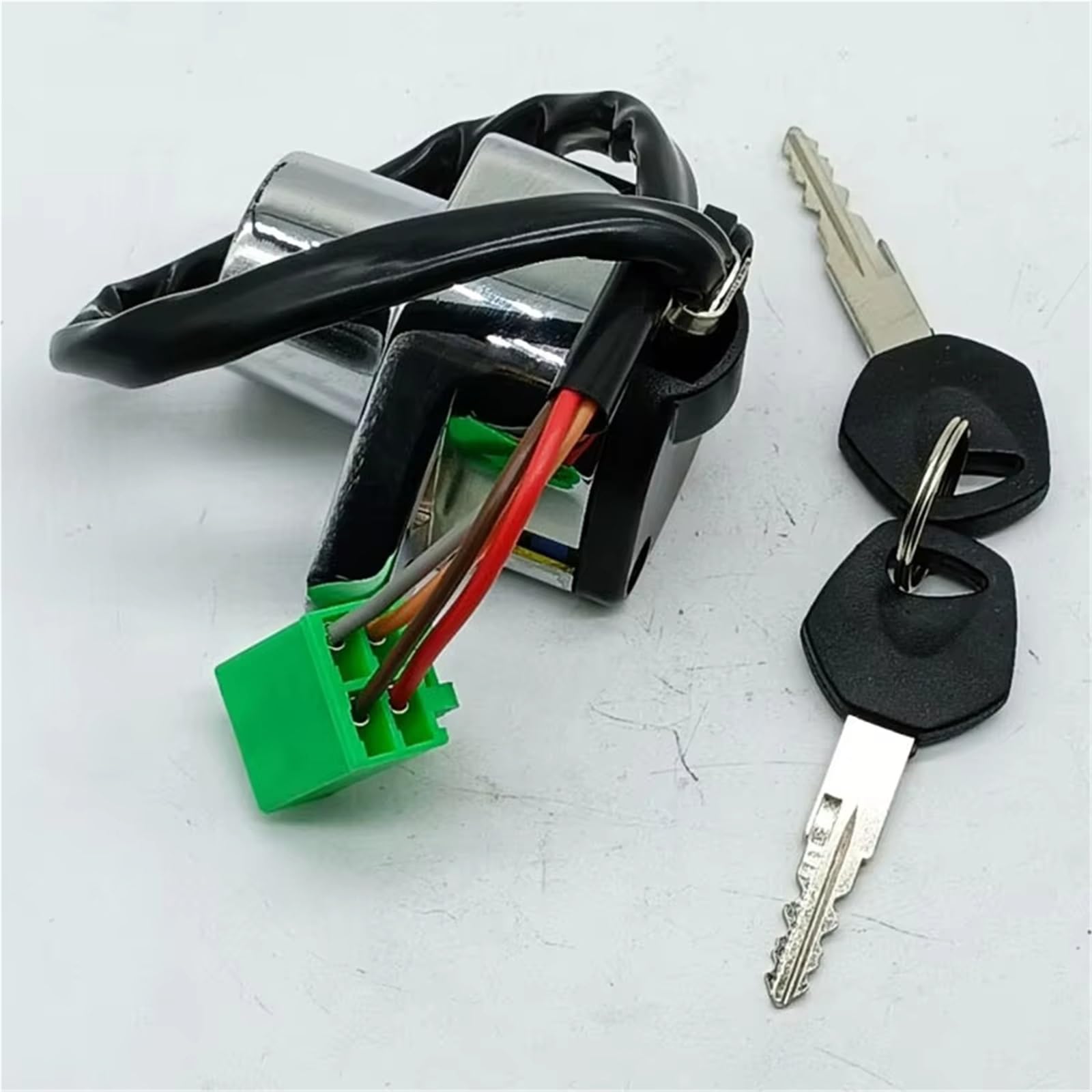 Moto Chiave Accensione Compatibile Con Suzuki Per VS800 Per Intruder 800 1992-2005 Set Di Chiavi Di Blocco Interruttore Di Avviamento Accensione Moto OEM: 37110-38A04 37110-38A03