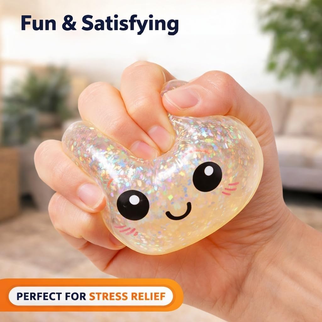 Glitter Dumpling, Glitter Dumpling Squishy Box, Dumpling Squishy, 2026 New Mystery Dumplings Box, Colorful Dumplings Stress Balls Anxiety Relief Toy, Soft Squeeze Decompression Dough