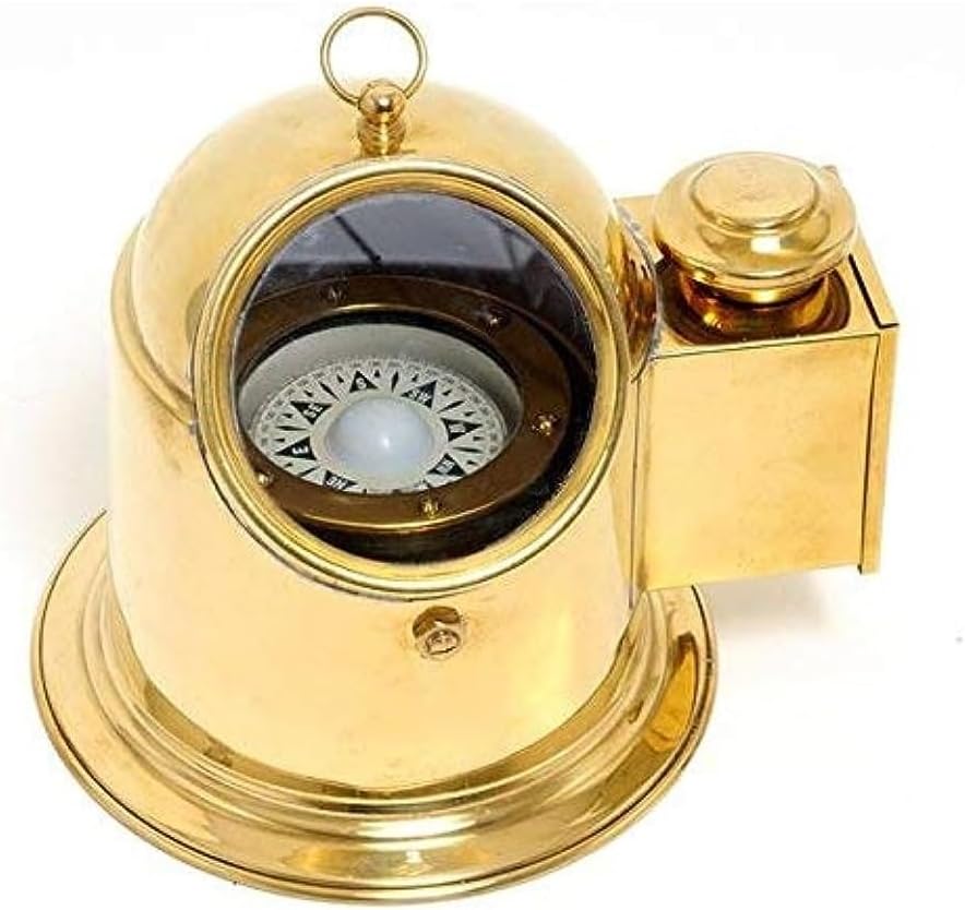 NauticalMart Old Modern Handicrafts Binnacle Compass Collectible