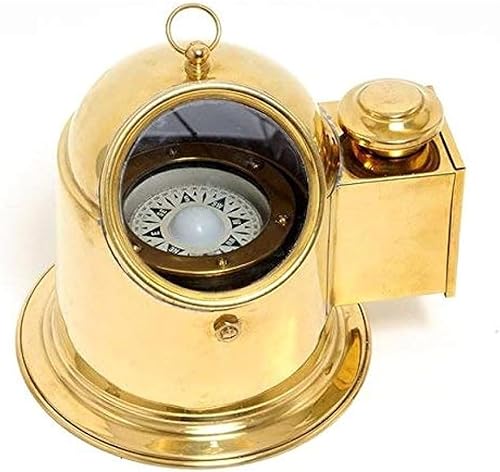 NauticalMart Old Modern Handicrafts Binnacle Compass coleccionable