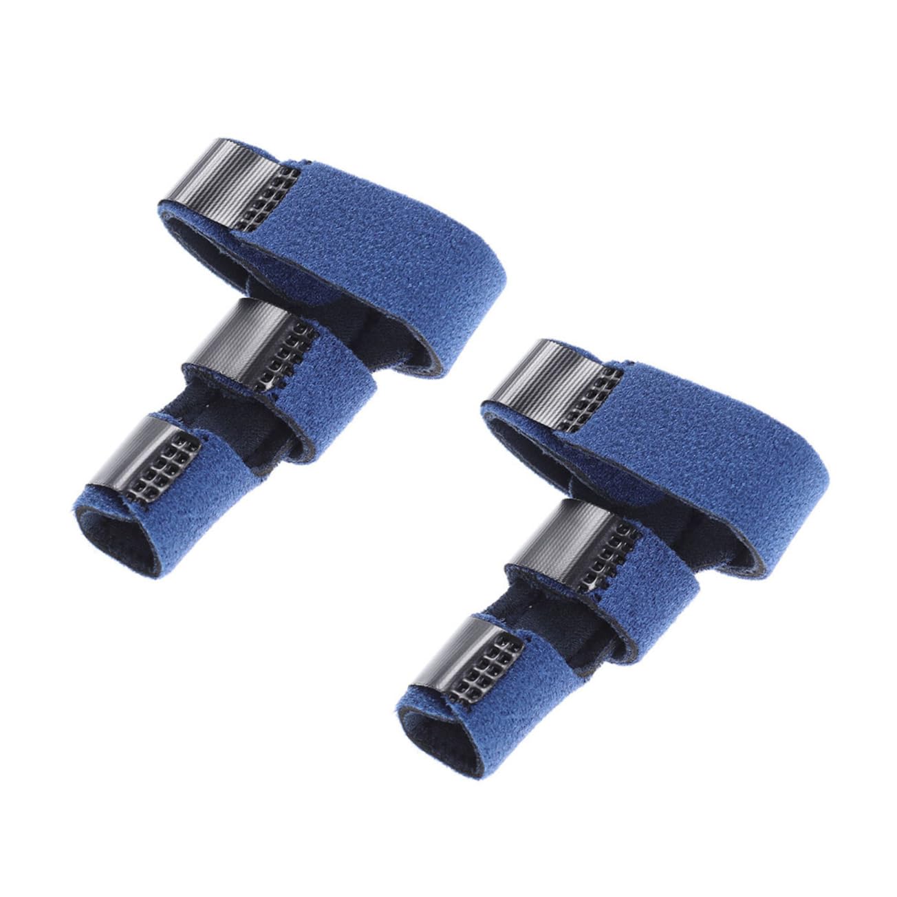 Beavorty 2Pcs Breathable Finger Support Straps Protective Tool for Finger Injuries for Sprains Fractures and Post Operative Care Comfortable and Lightweight Blue