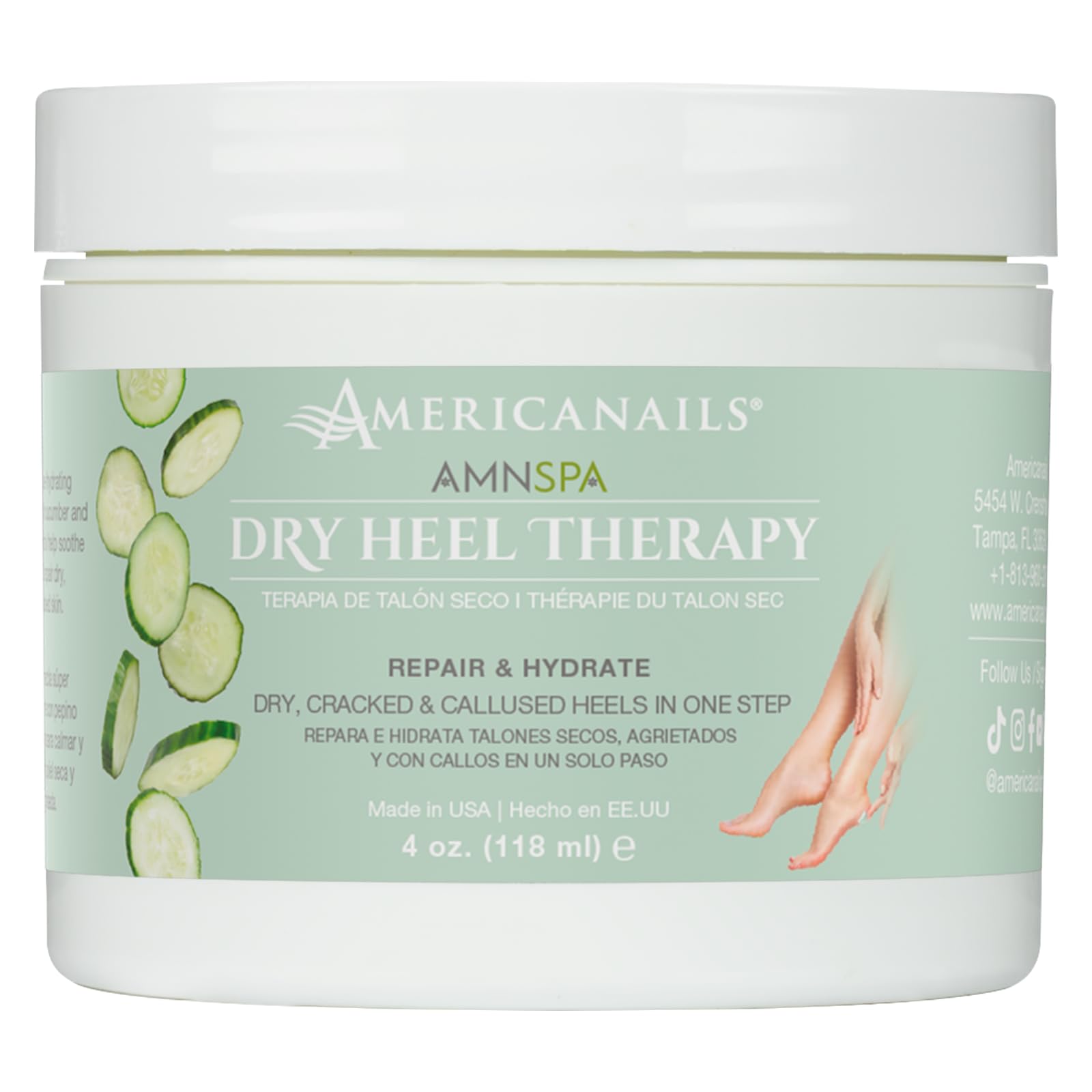 Americanails SPA Dry Heel Therapy 4oz 4 Ounce (Pack of 1)