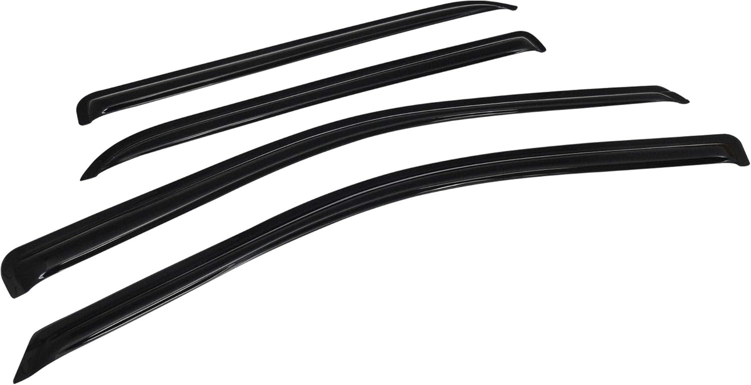 Armordillo USA 8701263 Tape On Window Visors Fits 2009-2018 Dodge Ram 1500 Crew Cab, 2010-2018 Dodge Ram 2500/3500 Crew Cab