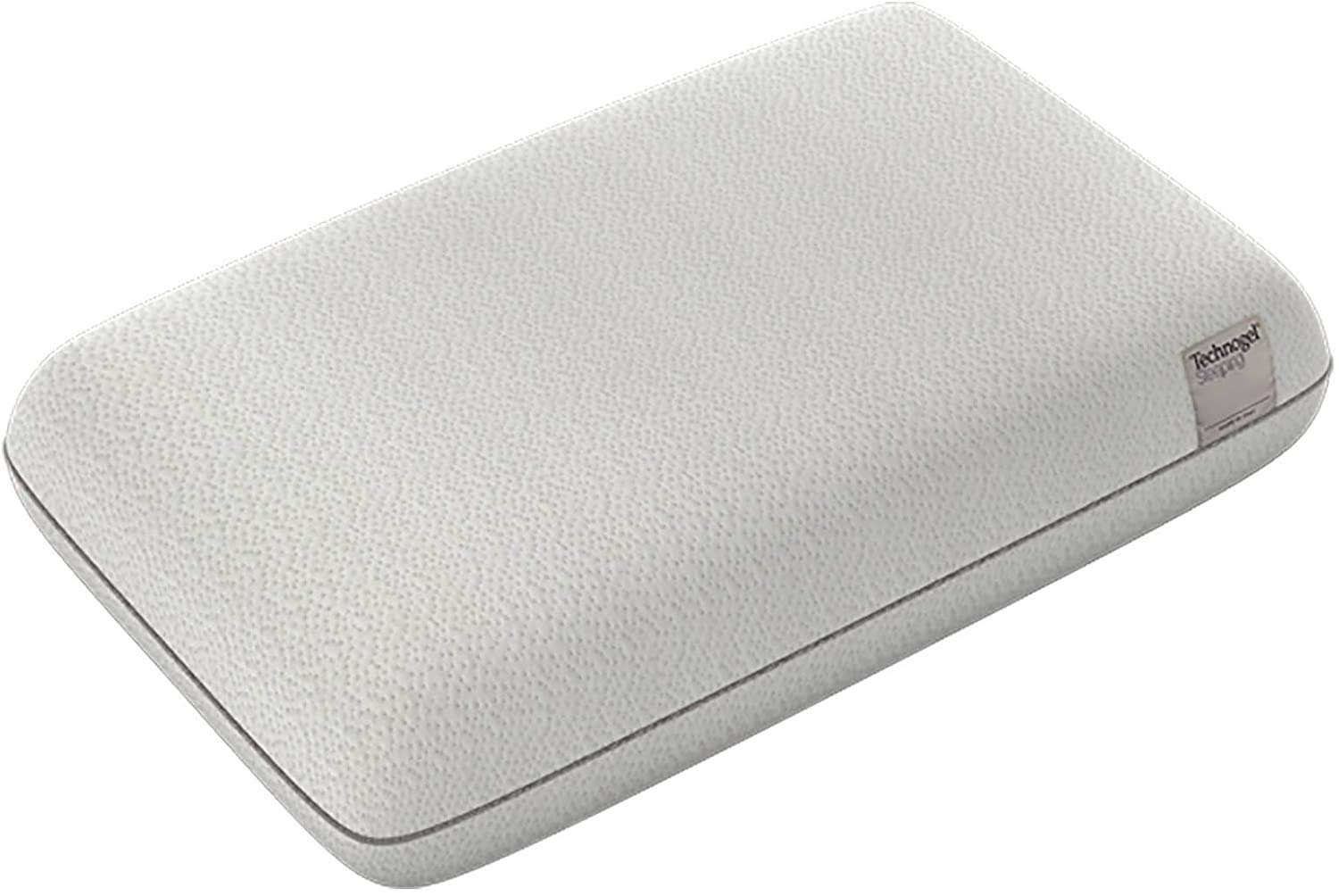 TechnogelPressure Relieving, Cooling Gel & Memory Foam Bed Pillow - Ergonomic Design, No Odor, Alleviates Neck, Shoulder or Back Pain Queen White TG-PIL-D17 Deluxe 17 Extra Thick