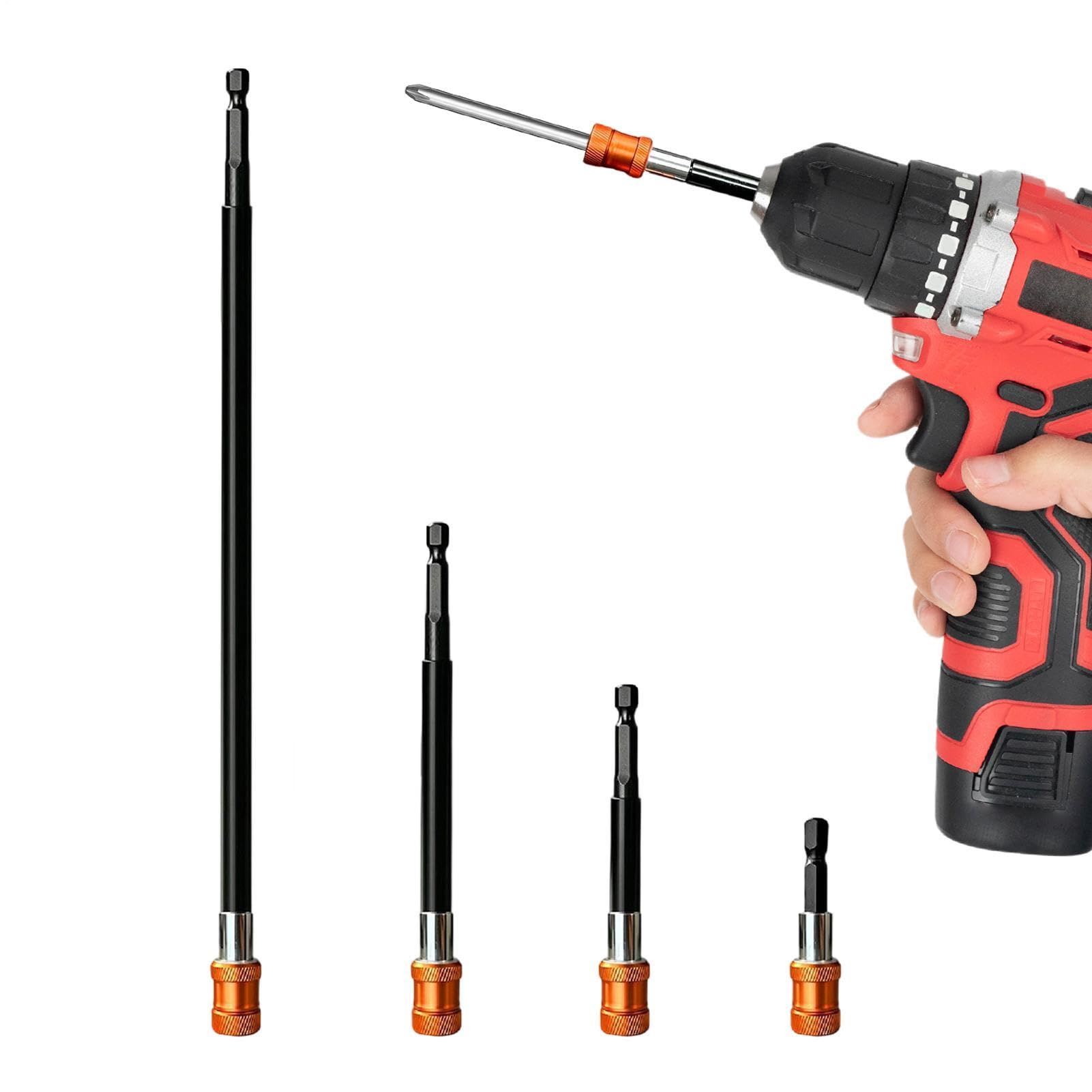 Magnetizador de taladro con liberación rápida de 4 piezas y soporte ergonómico anticaídas