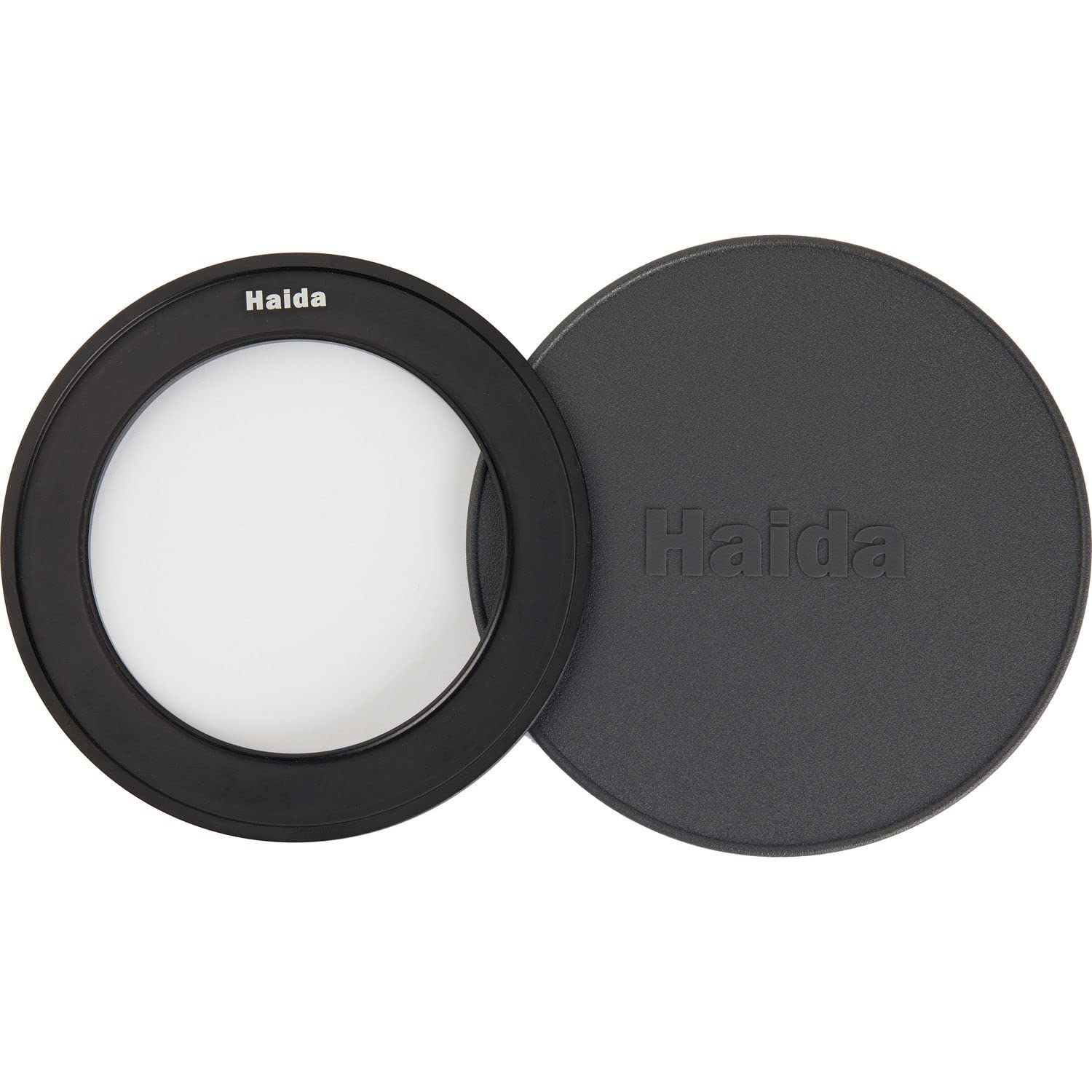 Haida Anillo adaptador de filtro de lente de 58 mm con tapa de plástico para soporte de filtro M10