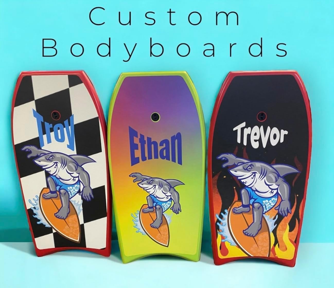 G.Sport Customizable Bodyboards are Equipped with a Non-Slip, Water and Fade-Resistant, Patent Pending Grip to add Fun and Function in the Water. Customize Your Board Today