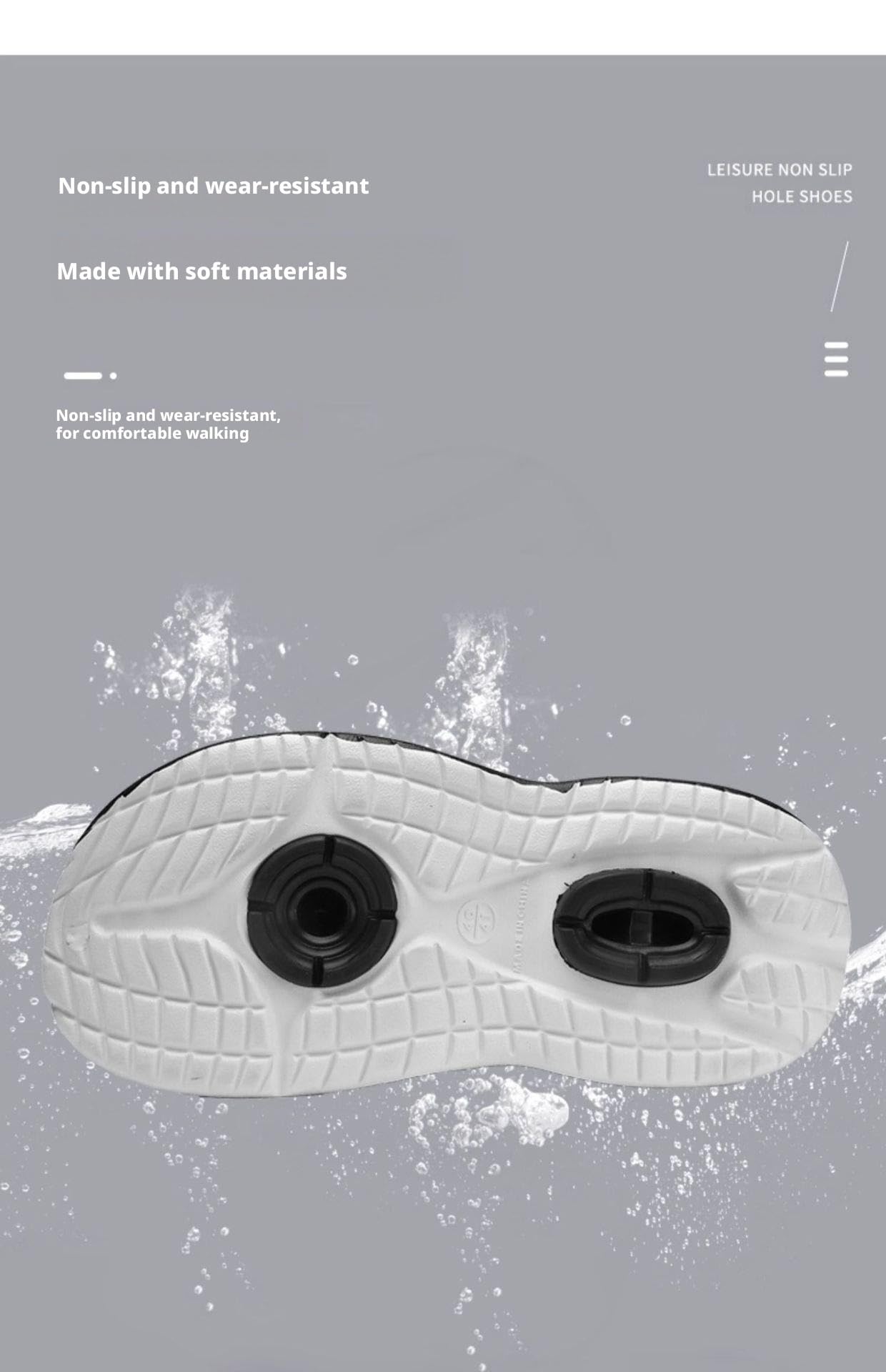 Sandalias sin cordones de verano for hombre, zapatos ligeros y transpirables for exteriores, calzado informal de suela gruesa antideslizante for conducir, playa, caminar