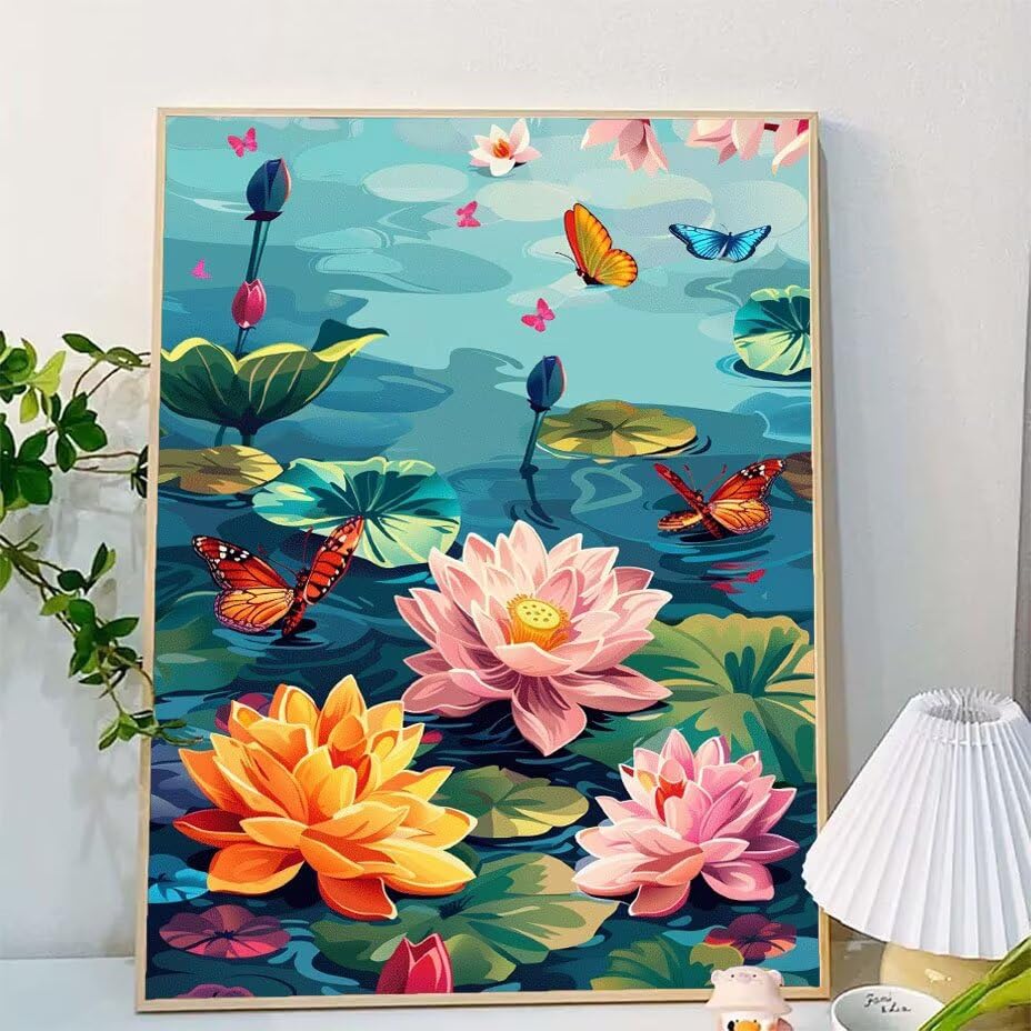 Cuadros Para Pintar por Números Adultos Loto Manualidades DIY Pintura Acrílica 90x120cm 2