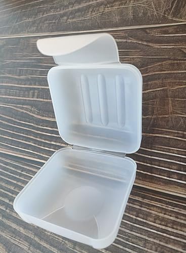 Miniatura 5 de Estuche portátil de viaje para jabón con tapa, organizador de jabonera de plástico para baño, hogar, al aire libre, senderismo, campamento (paquete