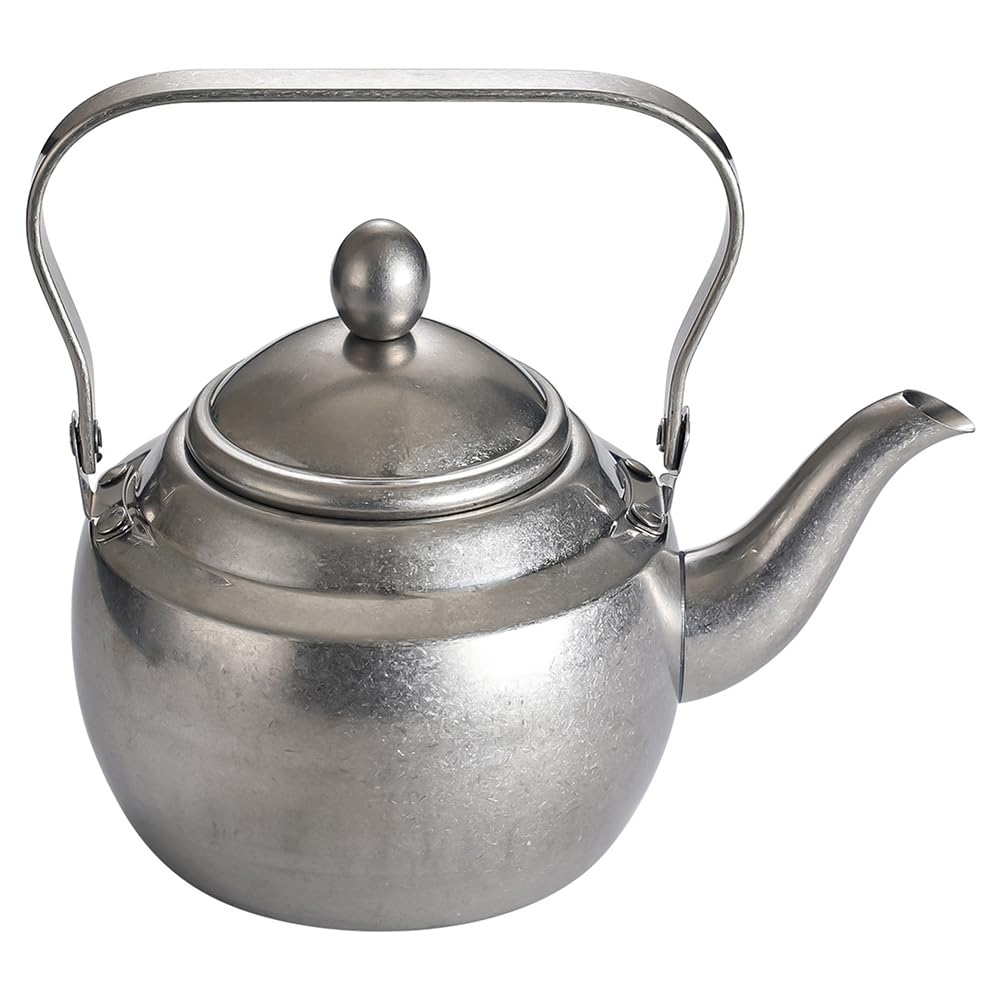 Hndhbfgrt Stainless Steel for Stovetop Kettle with Infuser Strainer, Thickened Water Teapot Portable