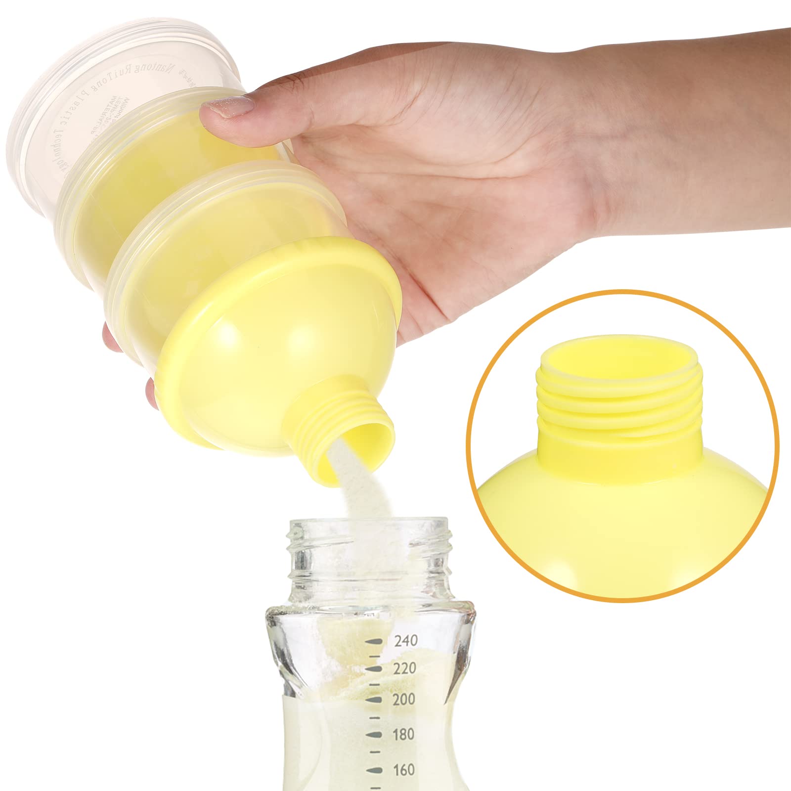 Biberon Anticolica Twistshake 330ml Con Contenitore Latte E Miscelatore - Capezzolo Flusso Rapido, Senza BPA, Azzurro