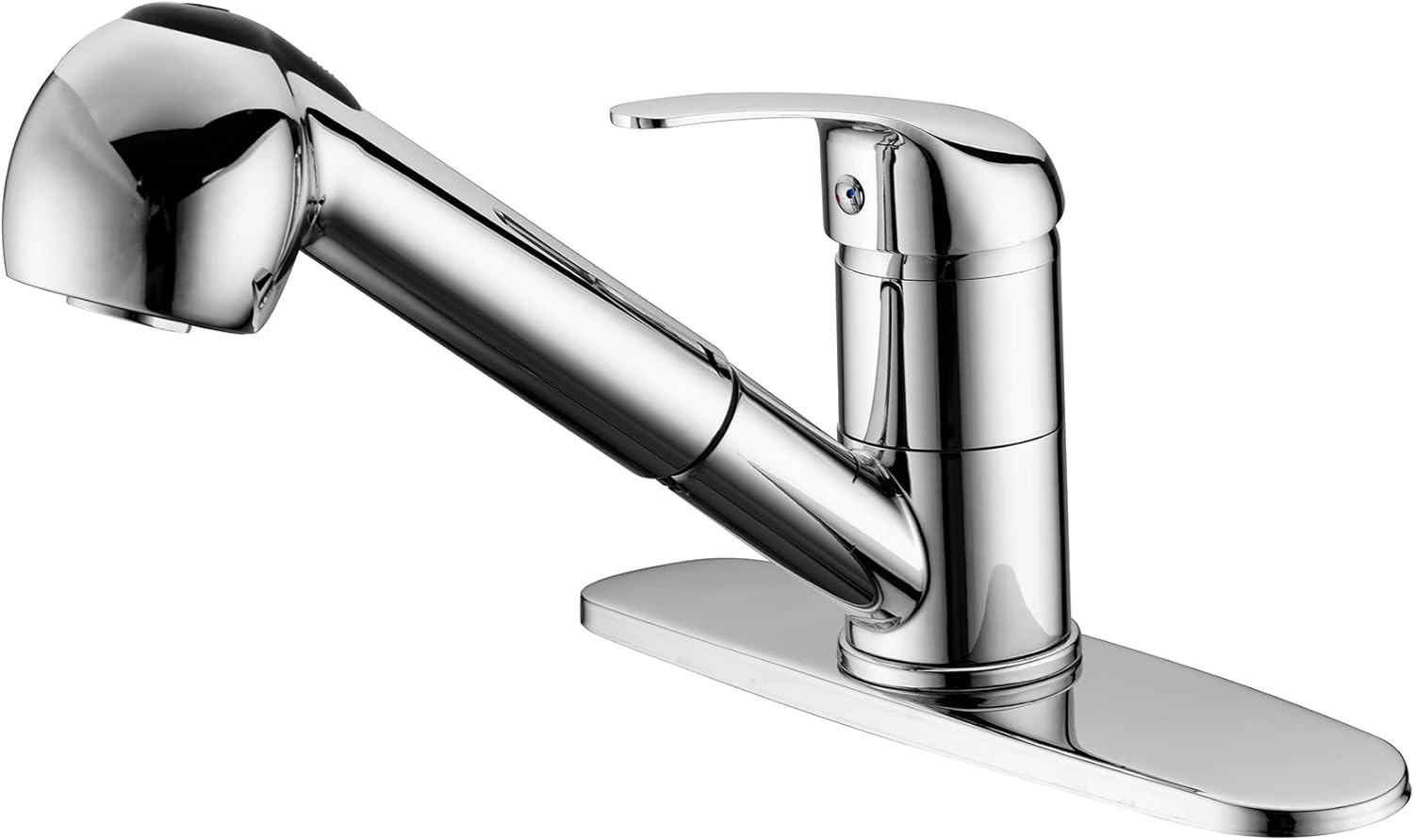 BZOOSIU Commercial Stainless Steel Pull Out Sprayer Kitchen Sink Faucet
