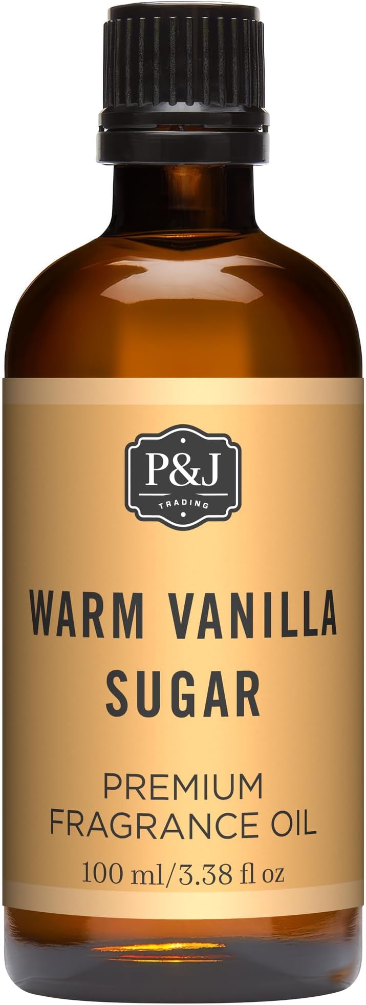 P&J Trading Fragrance | Warm Vanilla Sugar Oil 100ml - Candle Scents for Candle Making, Freshie Scent, Soap Making Supplies, Diffuser Oil Scents