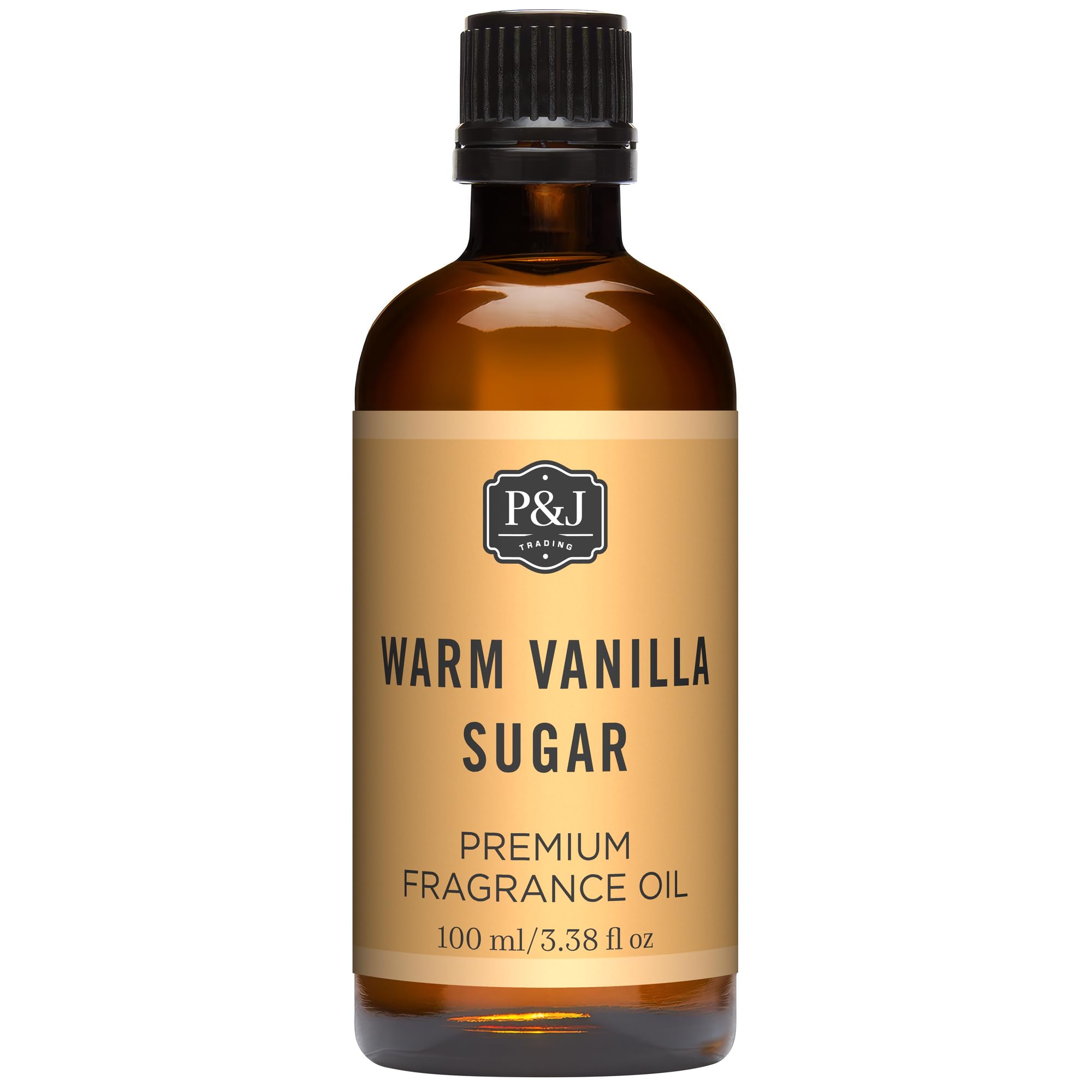 P&amp;J Trading Fragrance | Warm Vanilla Sugar Oil 100ml - Candle Scents for Candle Making, Freshie Scent, Soap Making Supplies, Diffuser Oil Scents