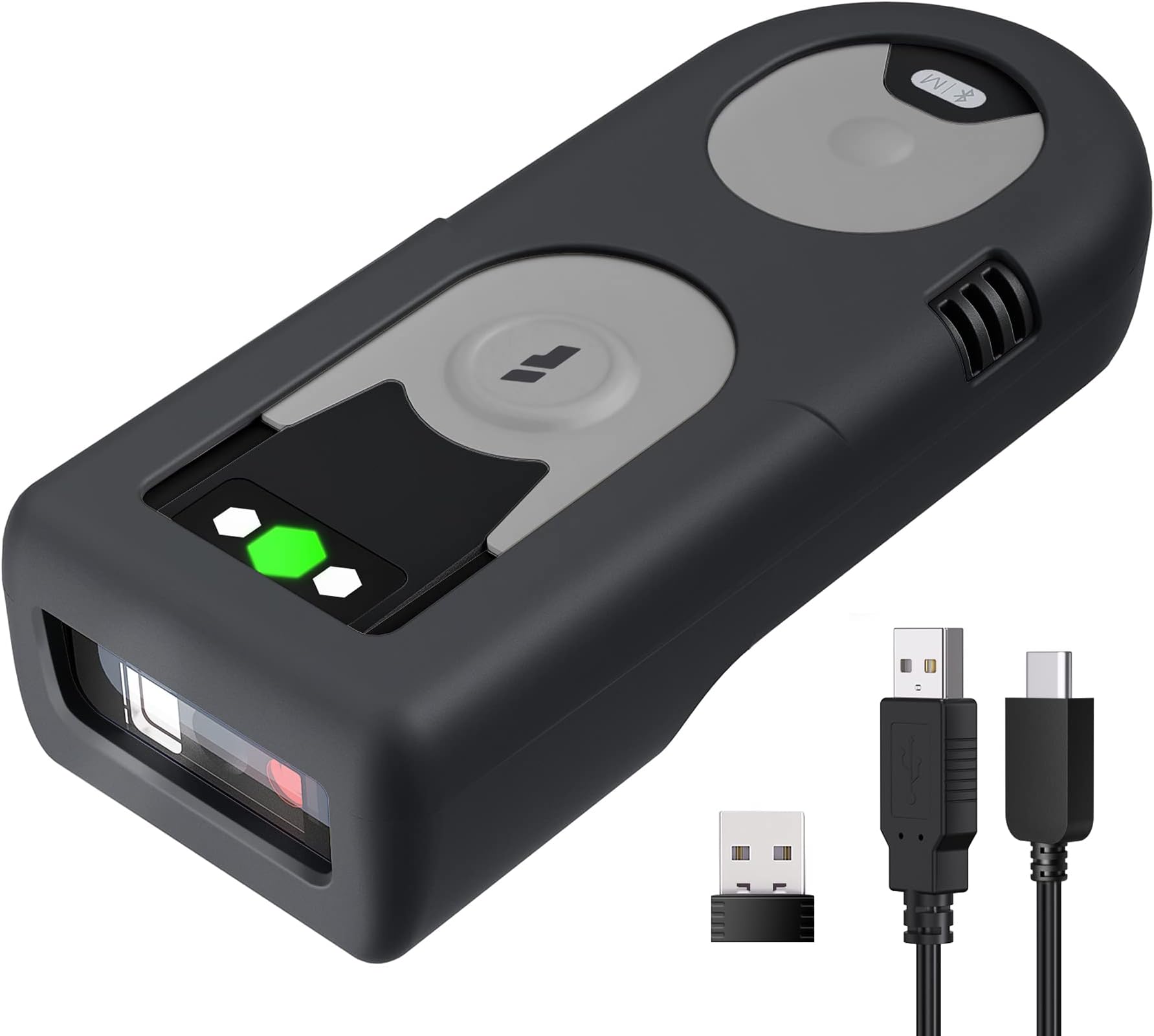 Inateck Bluetooth Scanner 1D Barcode Scanner 2.4Ghz USB Adapter, Screen Scanning, Exclusive Shortcuts, BCST-43