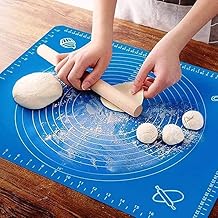 RonsFord® Silicone Baking Mat Roti mat Silicone mat for Kitchen Chapat, Pizza, Cake Kneading Mat Non Stick Fondant Dough Rolling mat Cake Pad Cooking (Multi-Color)