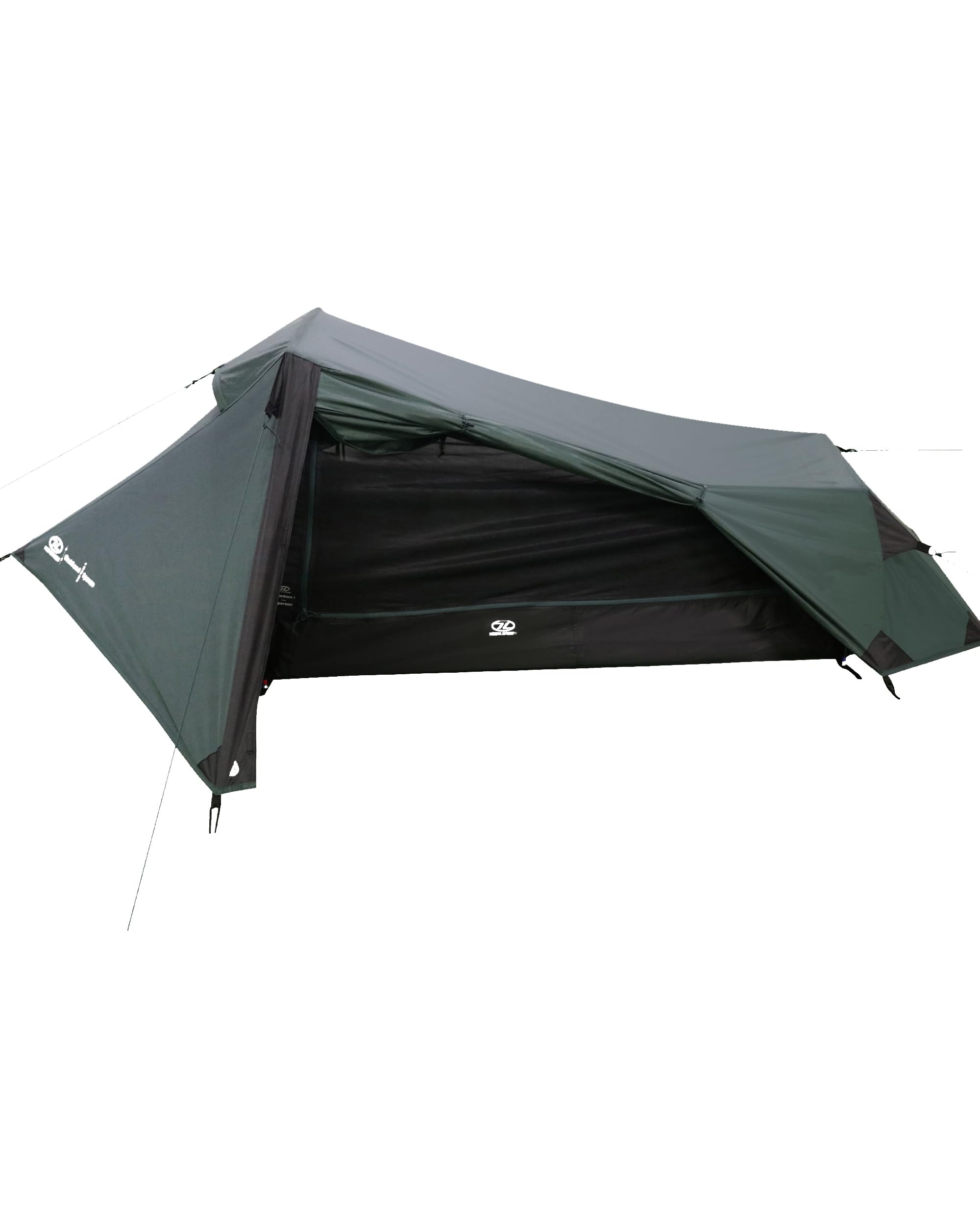 Highlander Blackthorn 1 Person Tent โ Lightweight & Waterproof. 4 Season Tent for 1 Person. Quick And Easy Pitch Ultra Low-Profile for Hiking, Fishing, Cyclists & Backpacking