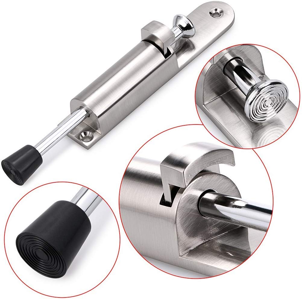 Buy Spring Loaded Telescopic Door Stopper,Easy Step Door Stop