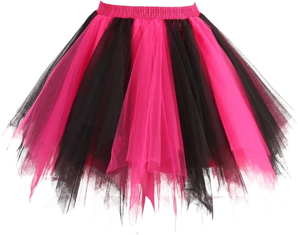 Topdress Women's 1950s Vintage Tutu Petticoat Ballet Bubble Skirt (26 Colors)