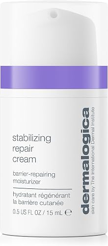 Dermalogica Stabilizing Repair Cream, Face Moisturizer for Sensitive Skin with Cica - Strengthens, Soothes, and Repairs Skin Barrier, 0.5 fl oz