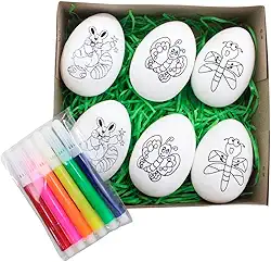 Ovos De Páscoa Infantil Para Colorir - 6cm