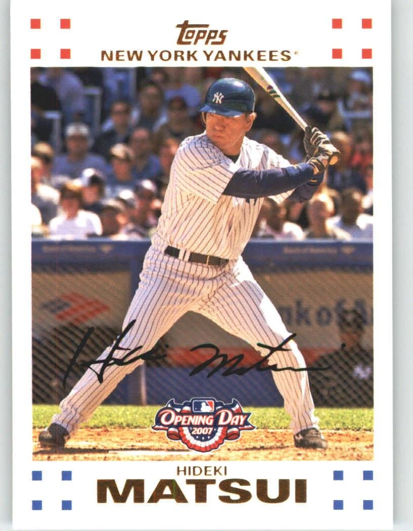 2007 Topps Opening Day #87 Hideki Matsui - New York Yankees