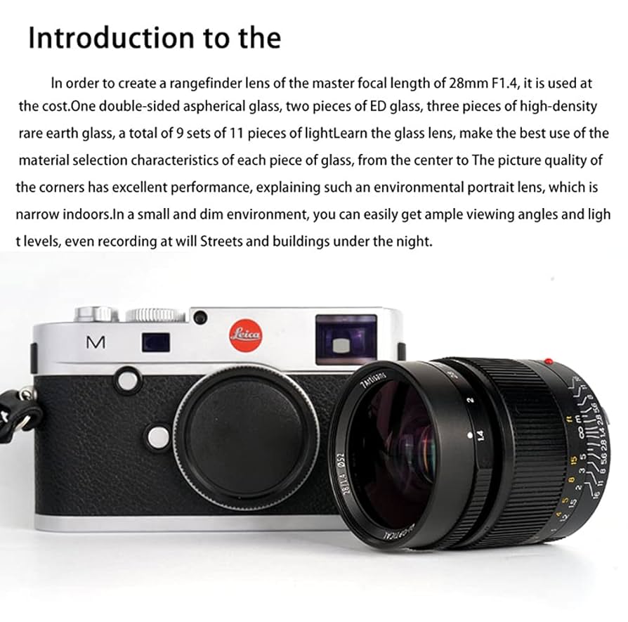 7Artisans 28mm F1.4 ASPH ライカMマウント 特別企画：7万円台で買える大口径広角レンズ「7Artisans 28mm F1