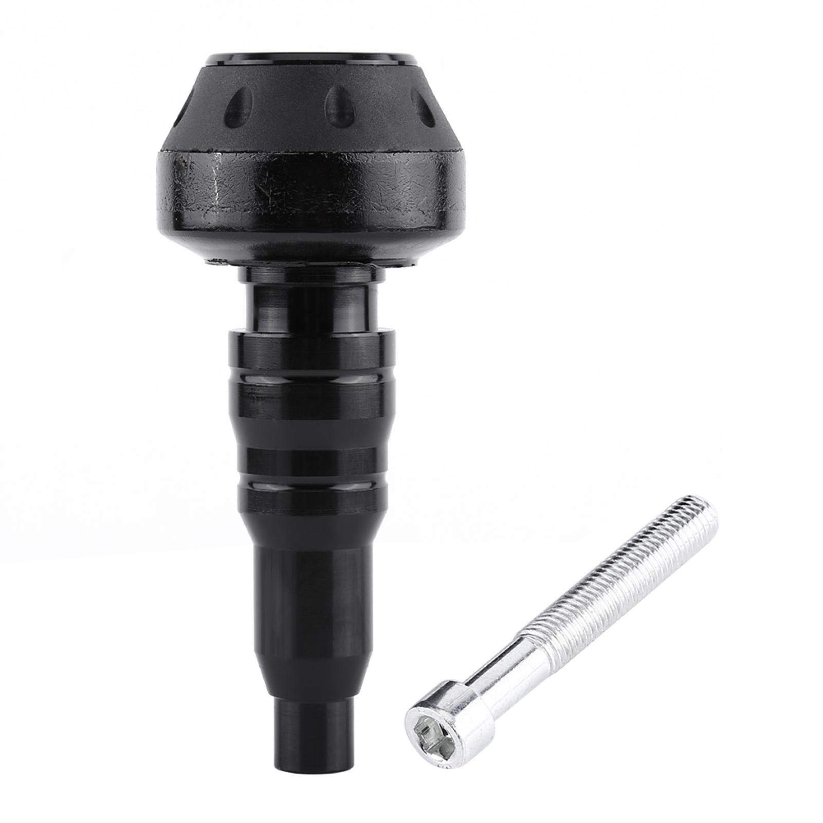 Moto Cadre Slider, 8MM Crash Curseur Protecteur de Moto 14.5cm/5.7 '' Alliage D'aluminium Sliders de Protection Anti-chute de Moteur Universel(Noir)