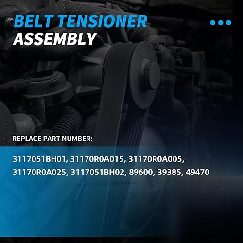 Miniatura 2 de 39385 Conjunto de polea tensor de correa para Acura ILX 2013-2015 L4 2.0L, Honda Civic HR-V L4 1.8L 2006-2018