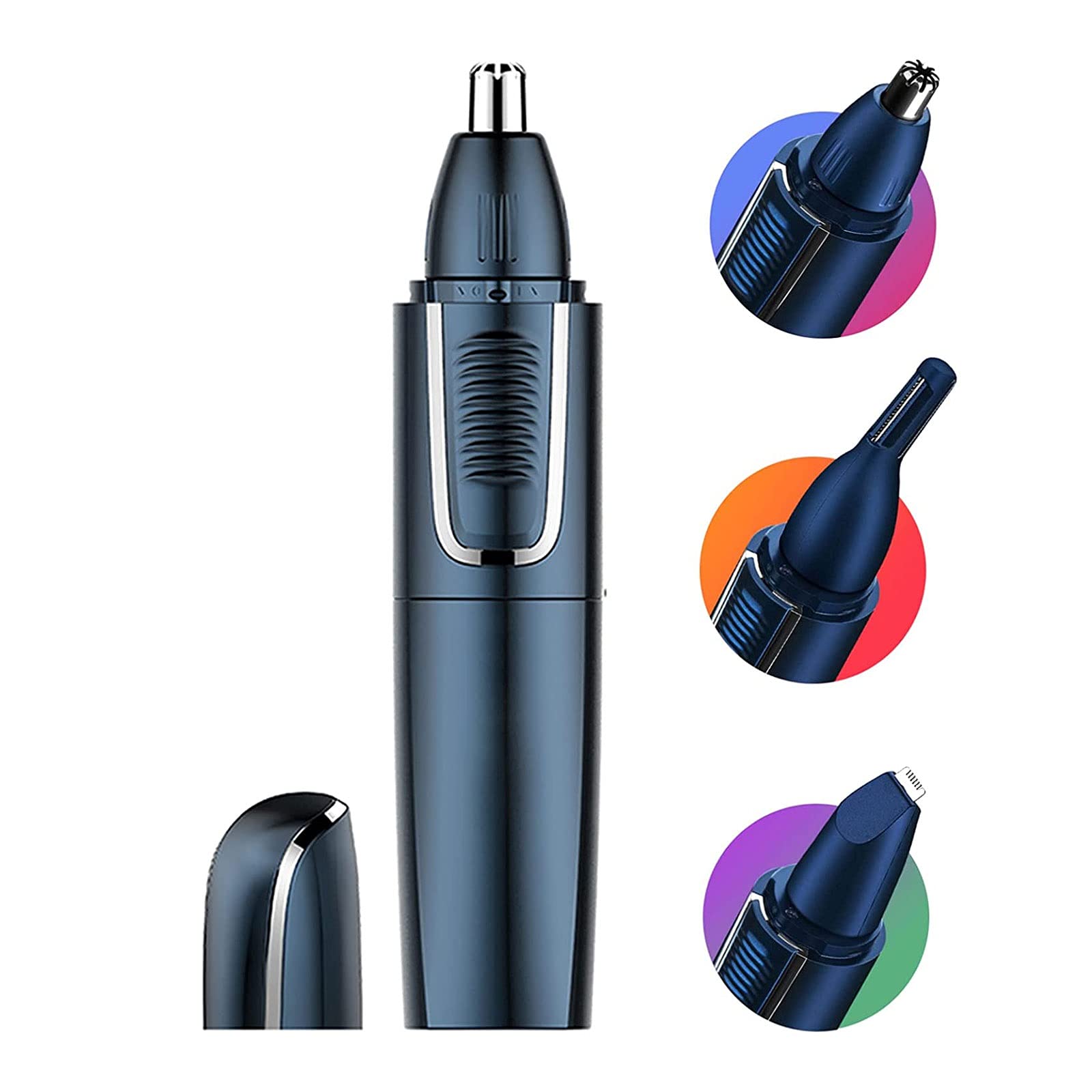 3-in-1 Nose Eyebrow Facial Hair Trimmer Rechargeable