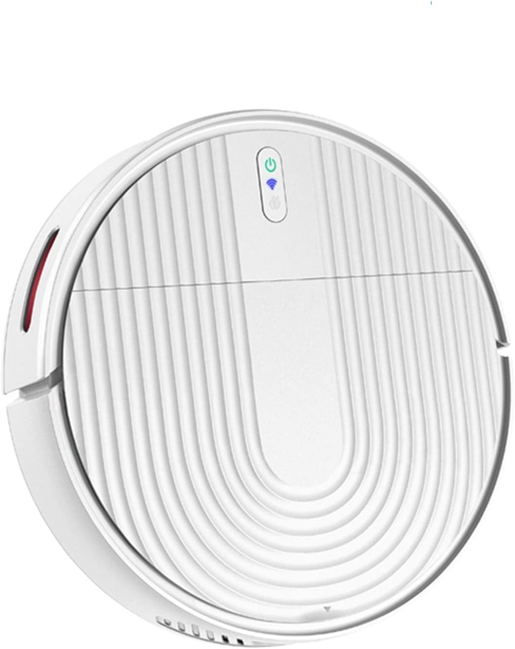 WAYOM Vacuum Cleaner Robot, Robot Vacuum Cleaner Voice Control Vacuuming Mopping Sweeping 3in1 Smart Home Cleaning Robot (Color : White)