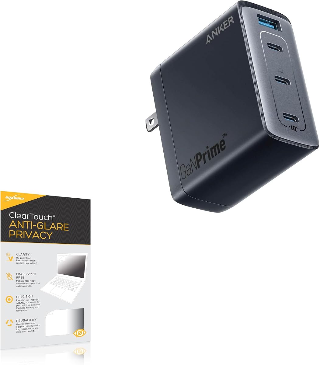 Screen Protector Compatible with Anker Prime Charging Station (2.6 in) - ClearTouch Anti-Glare Privacy (2-Pack), Privacy Screen Protector Flexible Film Anti-Glare