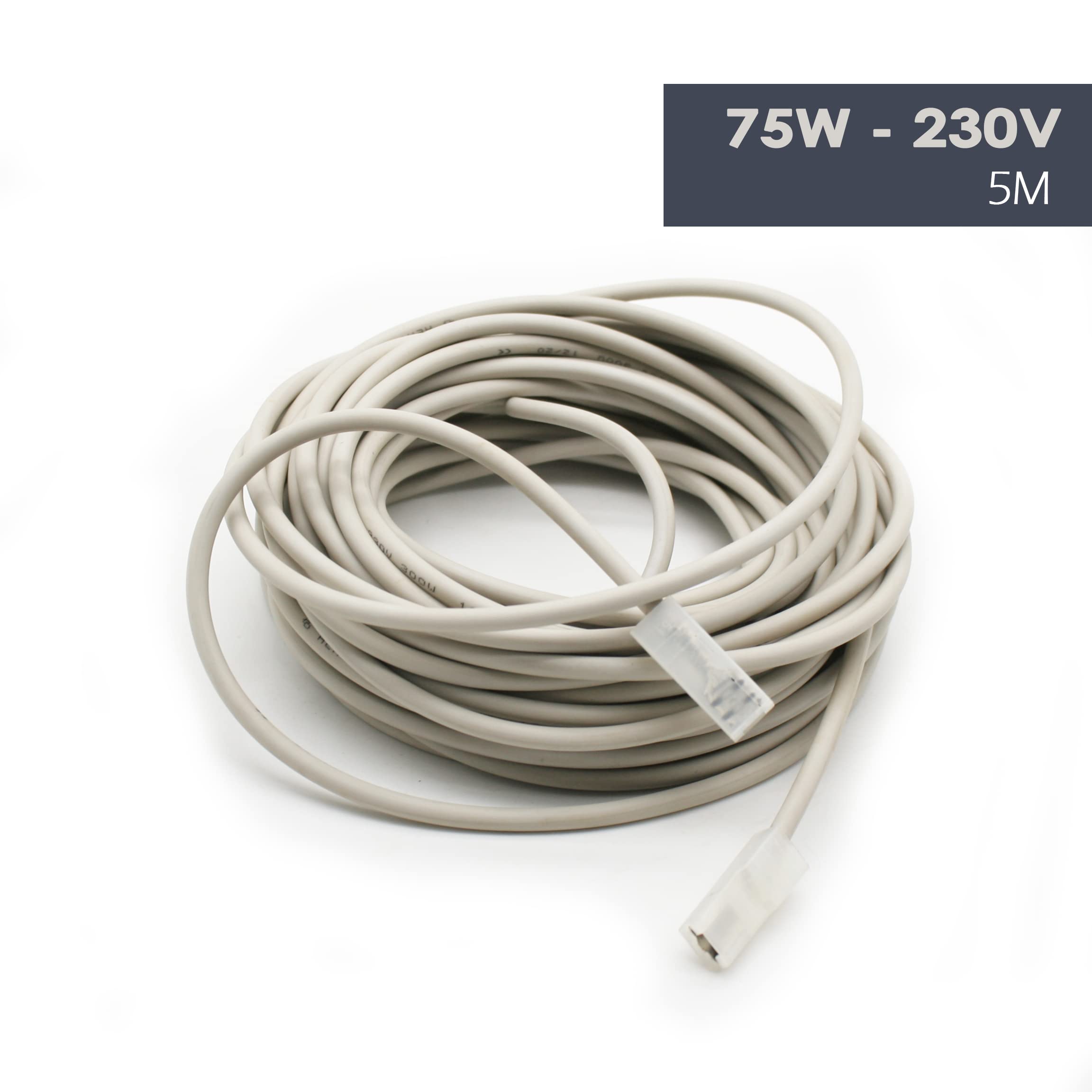 DOJA Industrial | Cable Calefactor 60W | 2 Metros | 230v | Resistencia de Silicona Professional para Incubadora Terrario Reptiles Acuario Semilleros | Sonda Calentador Fabricacion de Cerveza Vino — view 9
