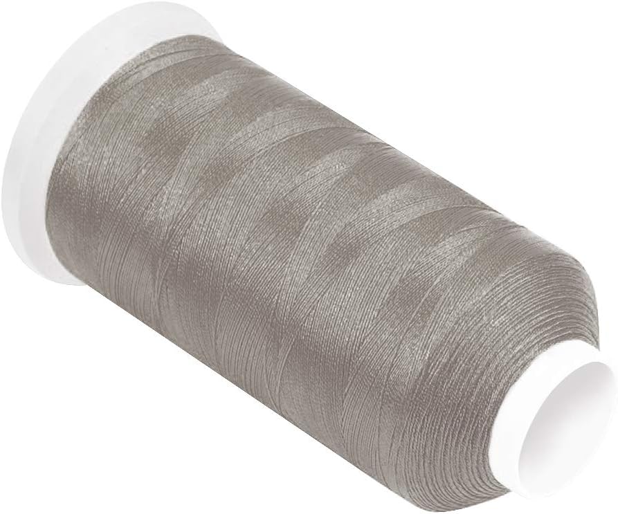 ANMINY Bonded Nylon N66 Sewing Thread 700 Yards Size #138 T135 420D/3 for Leather Denim Hand Machine Craft Shoe Bag Repairing Extra Strong Heavy Duty High Temperature Resistant Waterproof - Grey