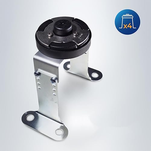 Miniatura 4 de TORQUE Juego de tapas de rueda aerodinámicas cromadas aerodinámicas de 22.5 pulgadas para remolque de tractor semirremolque, giro y bloqueo,