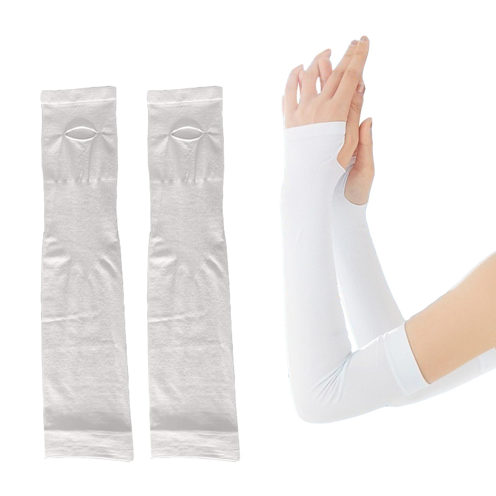 6 Paio Maniche Braccio, Anti-UV Manicotti, Manicotto di Protezione Solare, per Adatto in Bicicletta, Golf, Guida Tutte le Attività All'aperto, Unisex (6 Colori)