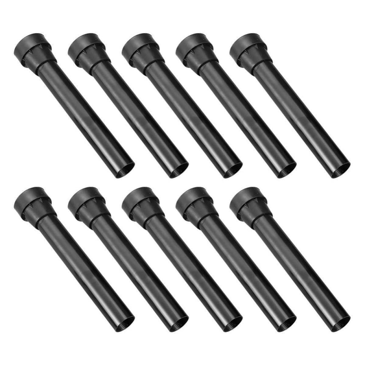 VANZACK 10 Piezas Accesorios para Trampolines con Patas de Acero Inoxidable y Cubiertas de Goma Antideslizantes para Uso Interior y Exterior en Camas Elásticas