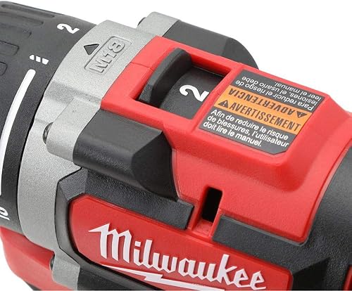 Miniatura 5 de Milwaukee 2801-21P M18 Kit de taladro/controlador de 18 voltios de iones de litio compacto sin escobillas de 1/2 pulgada