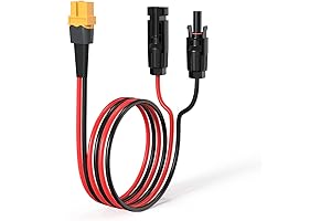 2FT 10AWG XT60 Solar Cable, MC4 to XT60 Extension Cable for Solar Panel